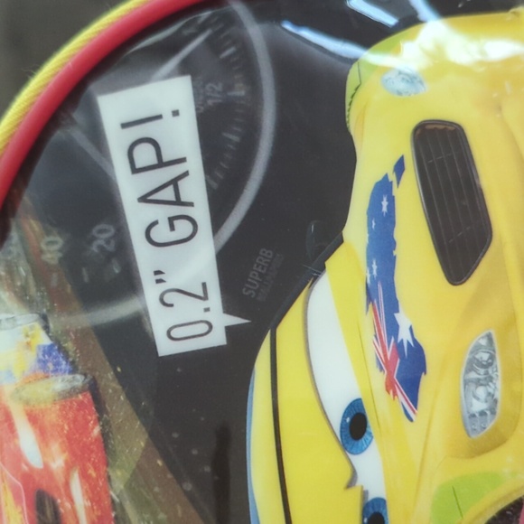 Disney Pixar Cars Super Lap Flying Lap 0.2"Gap Backpack 11x9 EUC - Picture 5 of 12
